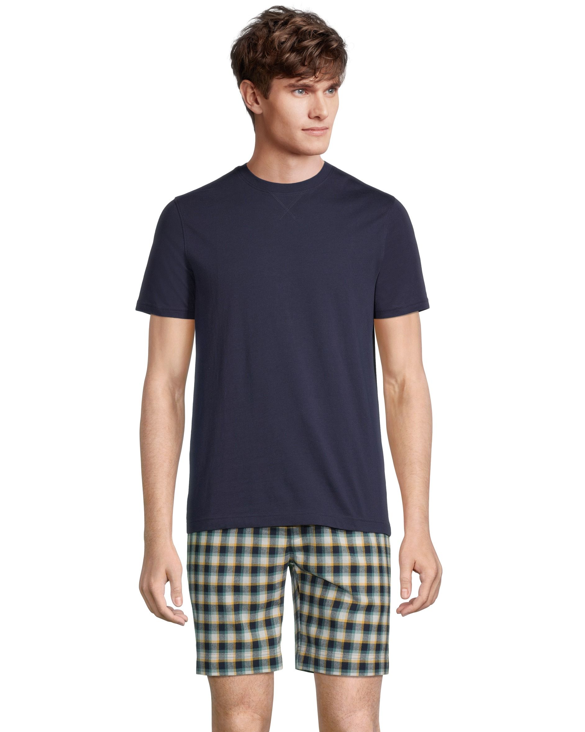 Men's 2 Piece T Shirt and Shorts Pajama Set | Marks