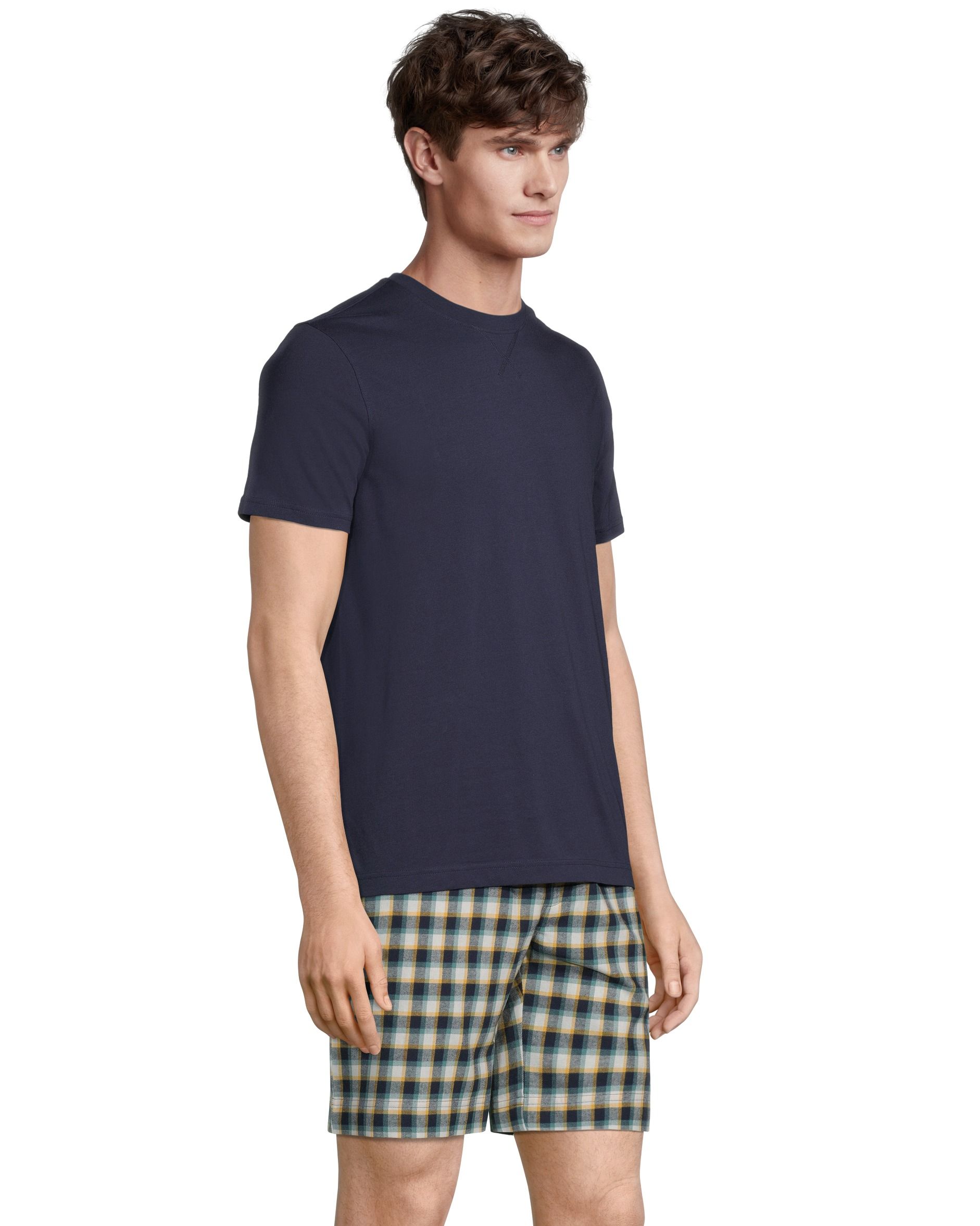 Men's 2 Piece T Shirt and Shorts Pajama Set | Marks