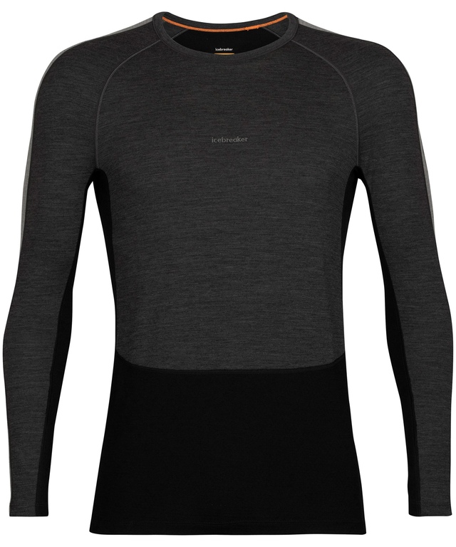 Icebreaker Men's 200 ZoneKnit Long Sleeve Crew Base Layer Top