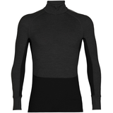 Icebreaker Men's 260 ZoneKnit Long Sleeve Half Zip Base Layer Top Front_Flat