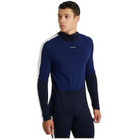 Icebreaker Men's 200 Sonebula Long Sleeve High Neck Shirt Front_Angled_Right