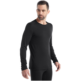 Icebreaker Men's 200 Oasis Long Sleeve Base Layer Top Front_Angled_Right