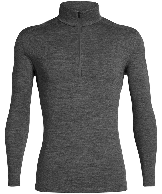 Icebreaker Men's 260 Tech Long Sleeve Half Zip Base Layer Top Marks
