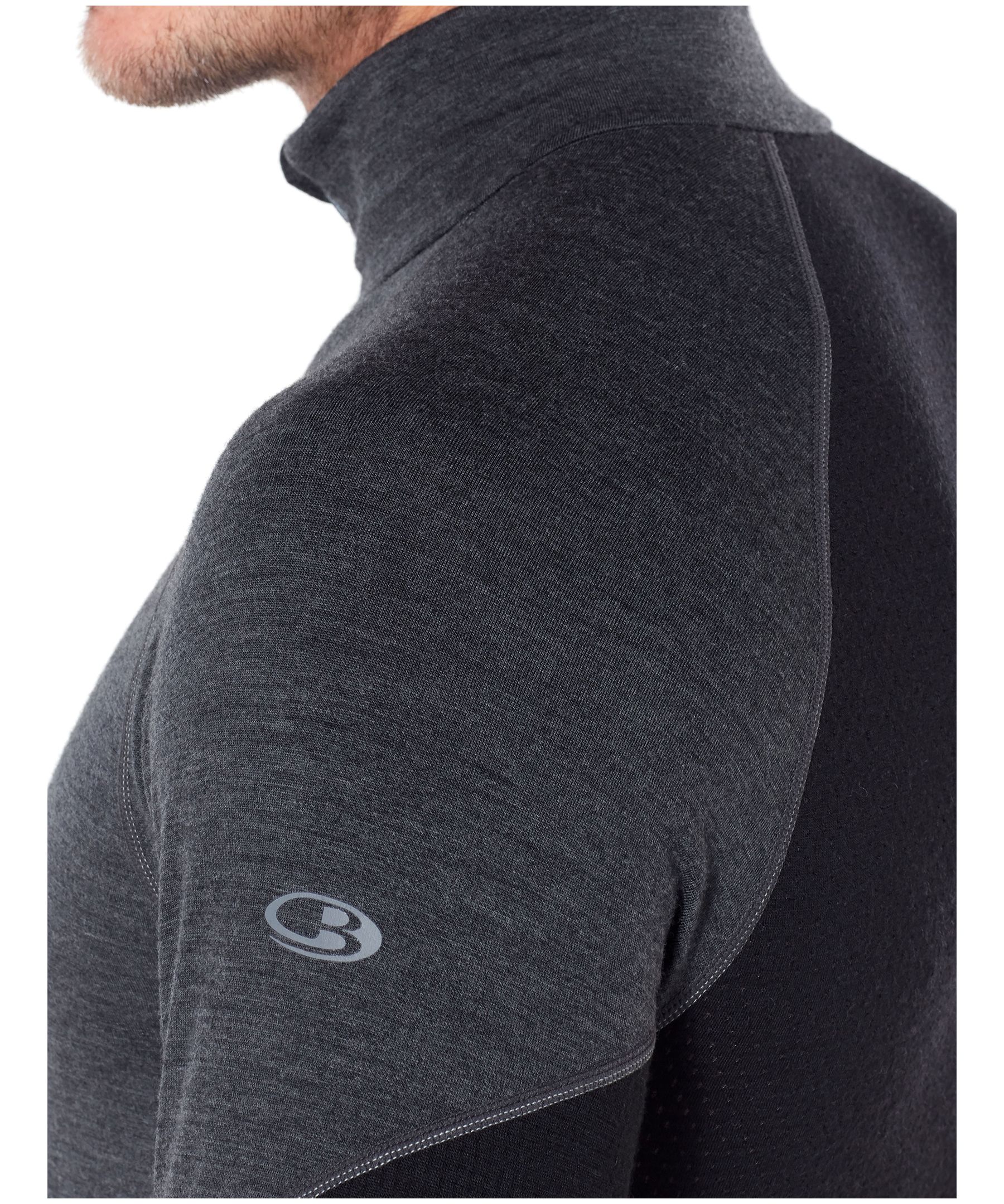 Icebreaker Men's 260 Zone Long Sleeve Half Zip Base Layer Top -