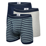 Denver Hayes Men's 3 Pack Status Boxer Briefs Underwear Front_Angled_Left