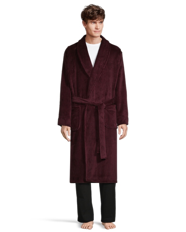Denver Hayes Men's Cozy Fleece Robe
