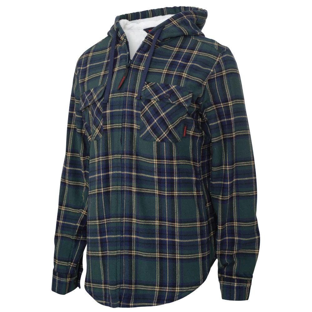 Tough Duck Women's Plush Pile-Lined Flannel Jacket