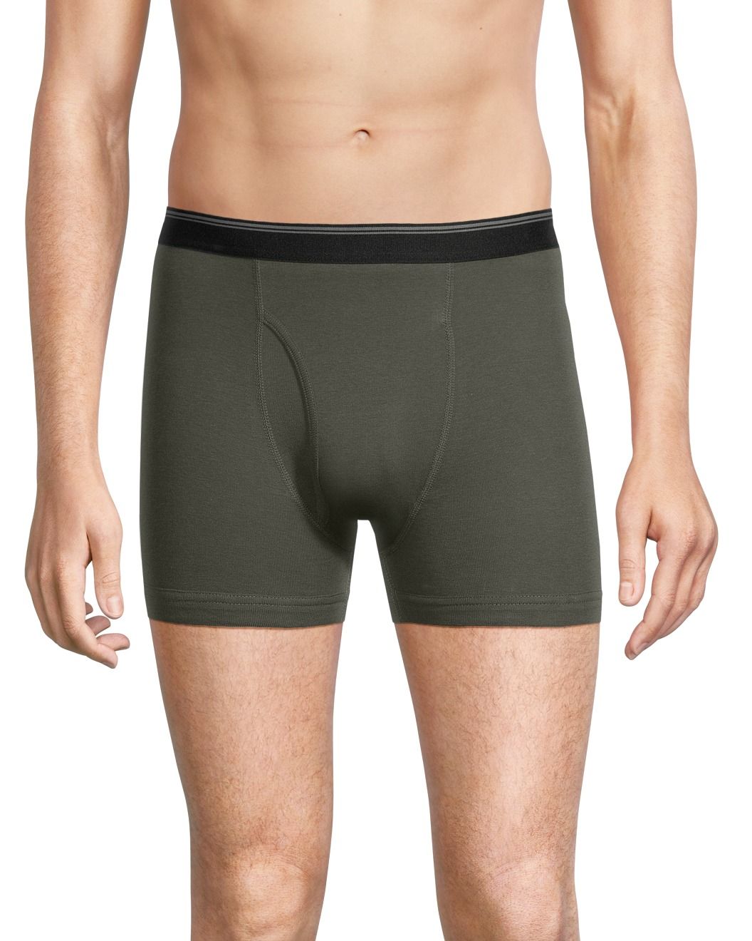 Caleçon boxeur en coton avec élastique pour hommes, Denver Hayes, paquet de 3