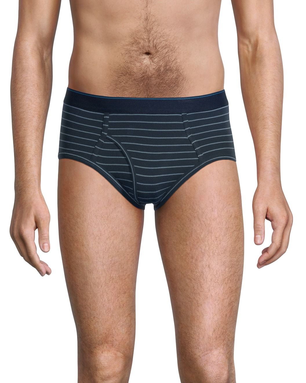 Denver Hayes Men's 3-Pack Yarn Dye Basic Briefs