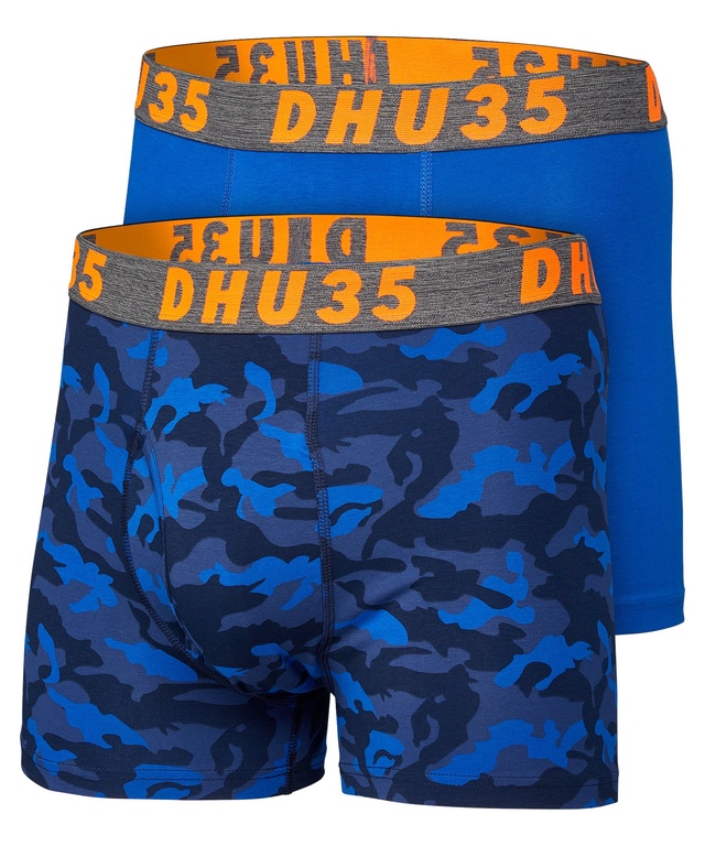 Caleçon boxeur mode en coton extensible pour hommes, Denver Hayes, Side X Side, paquet de 2