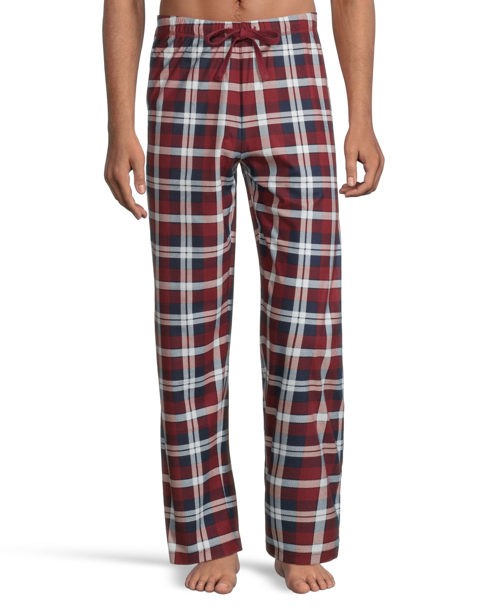 Pantalon Pyjama Homme Carreaux écossais - Coton Doux, Taille élastique, Coupe Décontractée, Pour Automne-hiver - 7