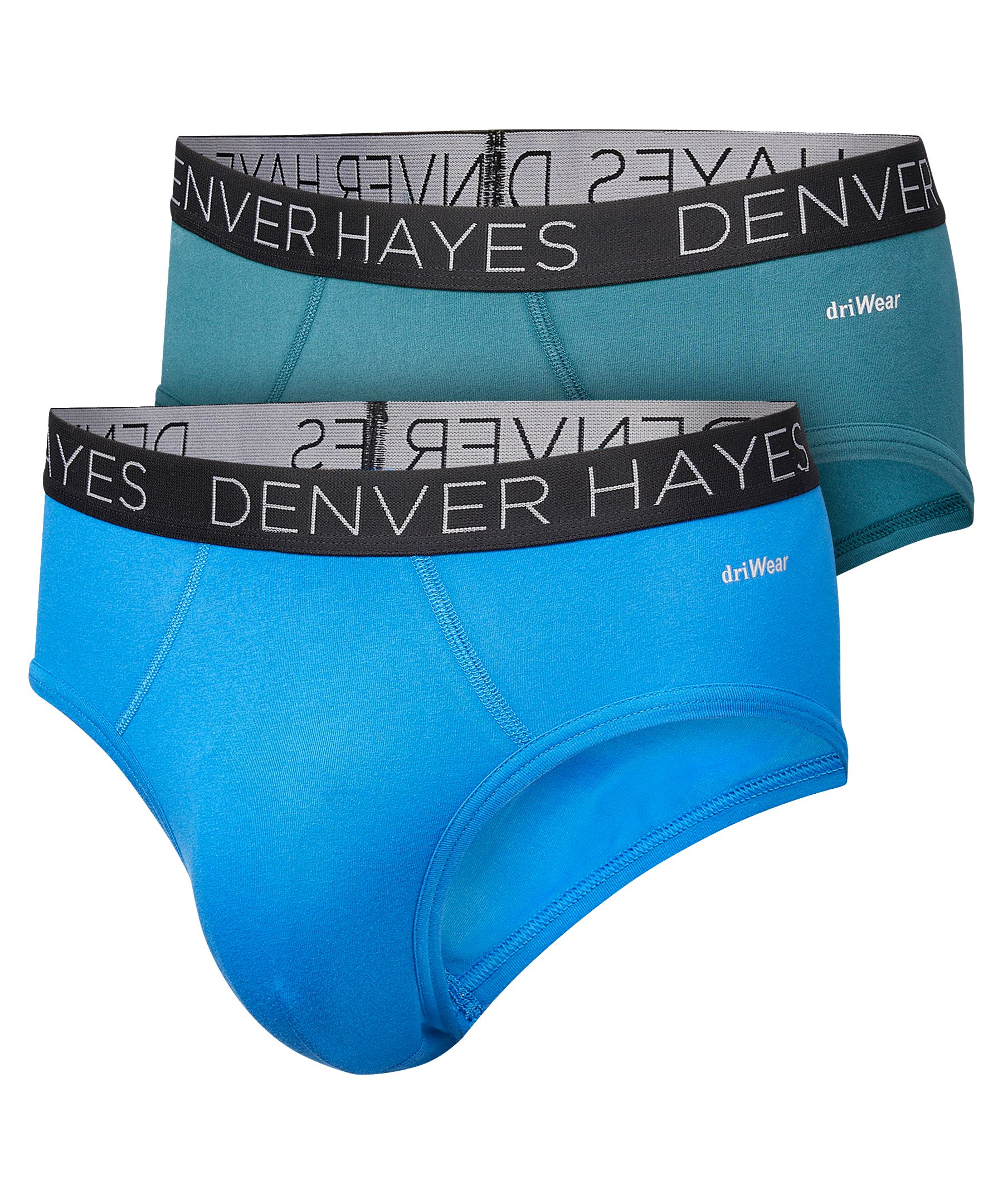 Denver Hayes Men's 2 Pack Driwear Fashion Sport Briefs Underwear