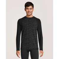 Haut couche de base performance DriWear pour hommes de la série Workpro de Dakota, camouflage Front_Flat