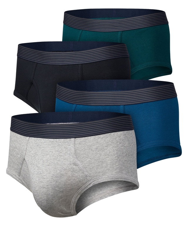Denver Hayes Men's 4-Pack Classic Briefs