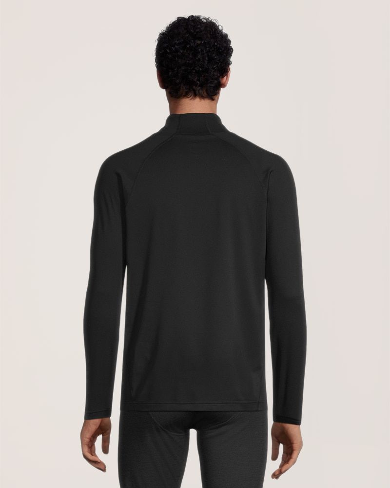 230【BRIEFING】 BACK LOGO LINE MOCK NECK WindRiver Men's T-MAX HEAT Microstretch Mock Neck Long