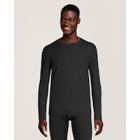 WindRiver T-Max Men's Merino Wool Crew Top Front_Flat