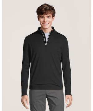 WindRiver Men's T-Max Merino Wool 1/4 Zip Top