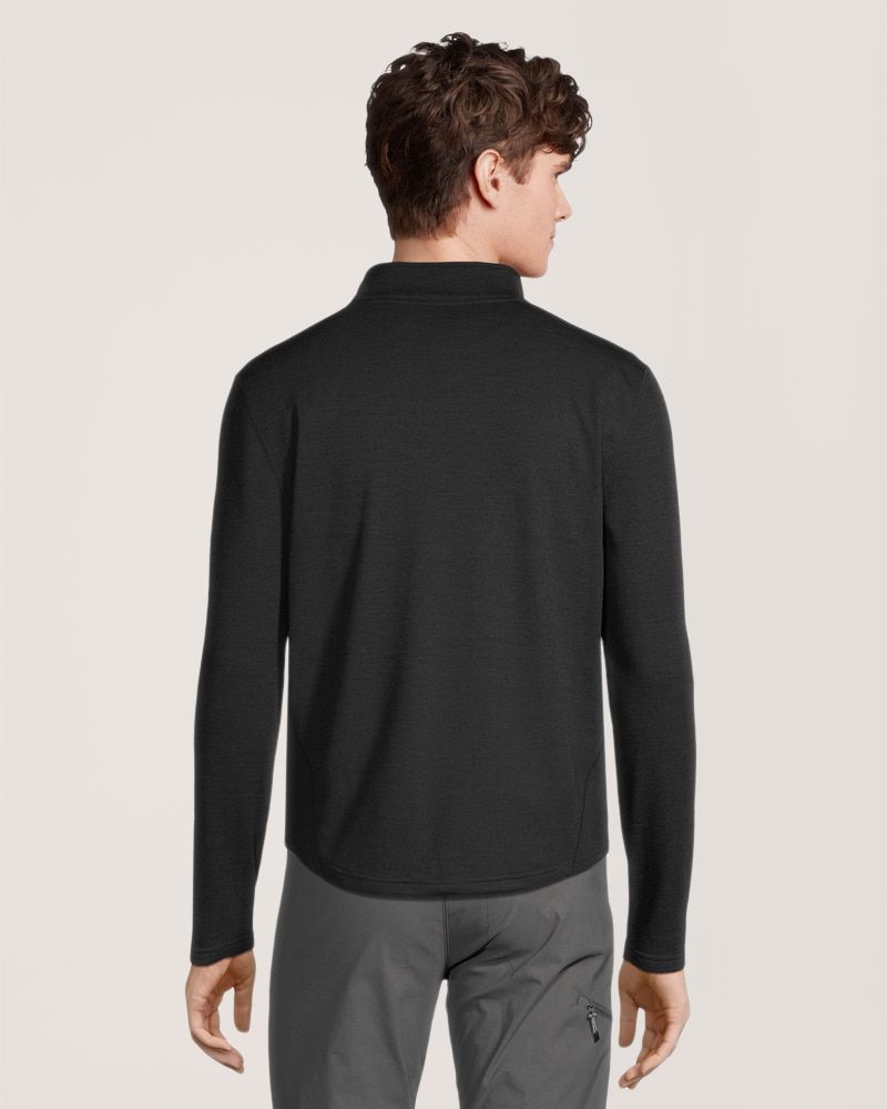 Haut à glissière 1/4 T-MAX en laine mérinos pour hommes, WindRiver