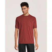 Aggressor Men's Crewneck Short Sleeve Solid Work T-Shirt With FRESHTECH Front_Flat