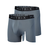 Caleçon boxeur Matrix en microfibre, pour hommes, paquet de 2
