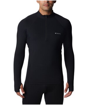 Haut extensible d’épaisseur moyenne à manches longues et à glissière pour hommes, Columbia