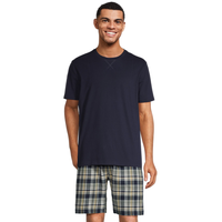 Denver Hayes Men's Woven Short and T Shirt Set Front_Flat