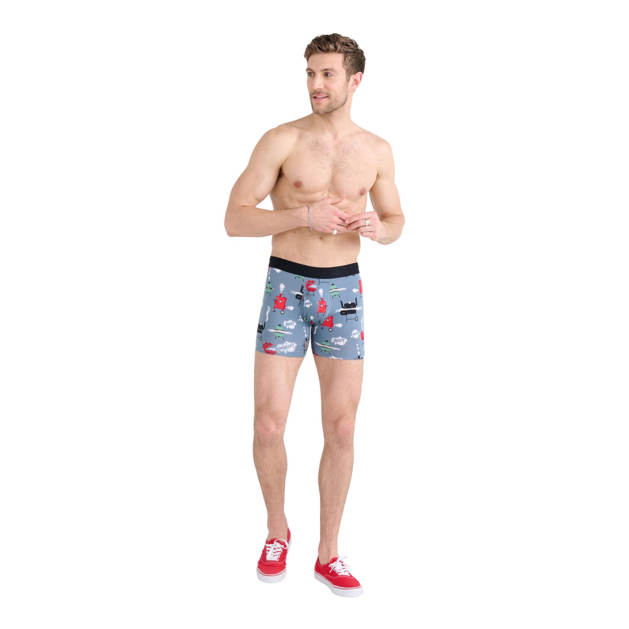 SAXX Dr Men's Droptemp Cooling Cotton Boxer Briefs