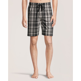 Denver Hayes Men's Woven Plaid Lounge Shorts Front_Flat