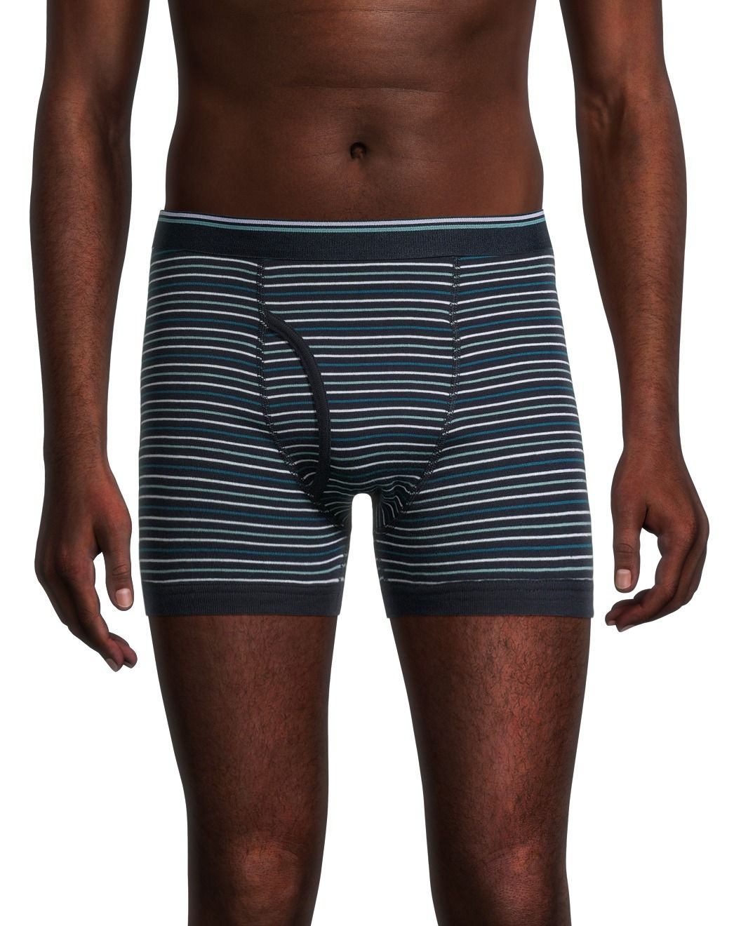 Denver Hayes Men's 2 Pack Yarn Dye Boxer Briefs