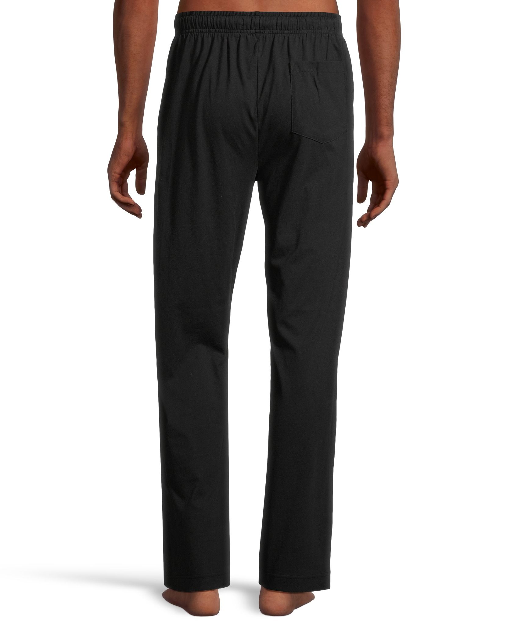 Men's Jersey Lounge Pants With Elastic Waistband and Drawstring