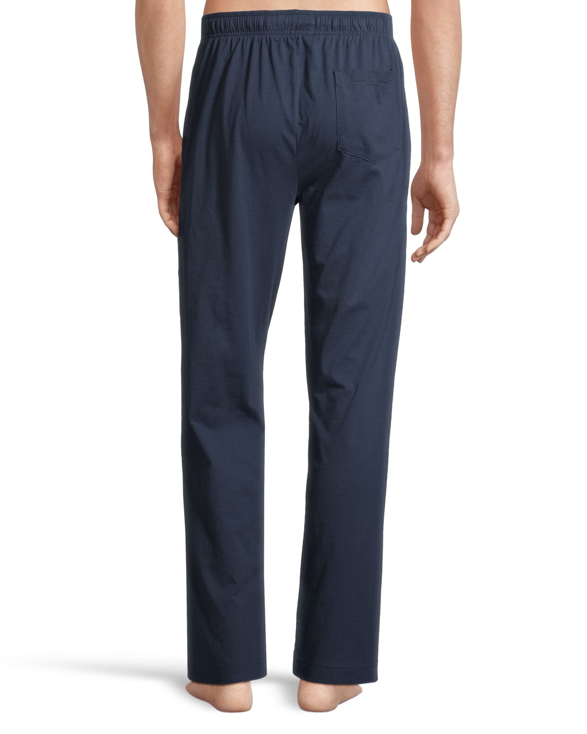 Men's Jersey Lounge Pants With Elastic Waistband and Drawstring | Marks