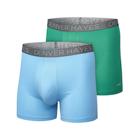 Caleçon boxeur mode avec DriWear pour hommes, Denver Hayes, paquet de 2