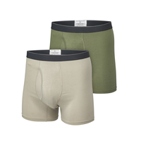 Denver Hayes Men's Rayon from Bamboo 2-Pack Boxer Briefs
