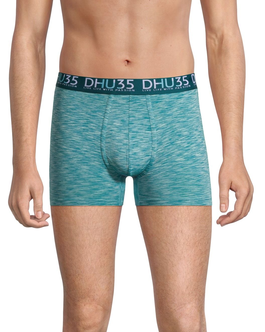 Caleçon boxeur à la mode en microfibre teint par zone pour hommes, Denver Hayes, paquet de 3