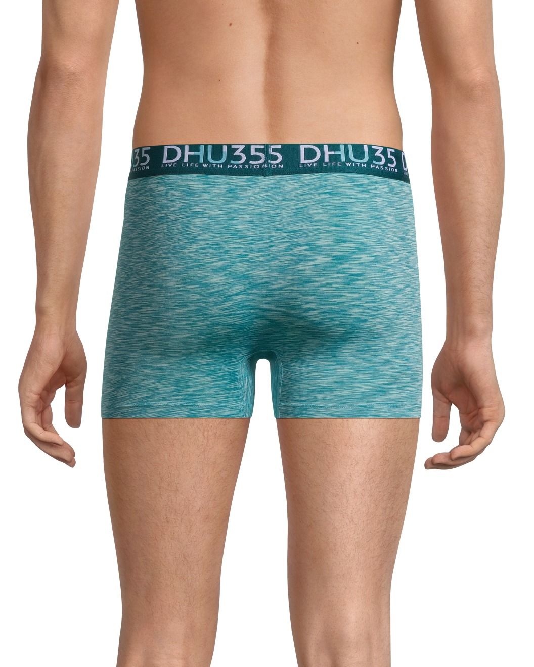 Caleçon boxeur à la mode en microfibre teint par zone pour hommes, Denver Hayes, paquet de 3