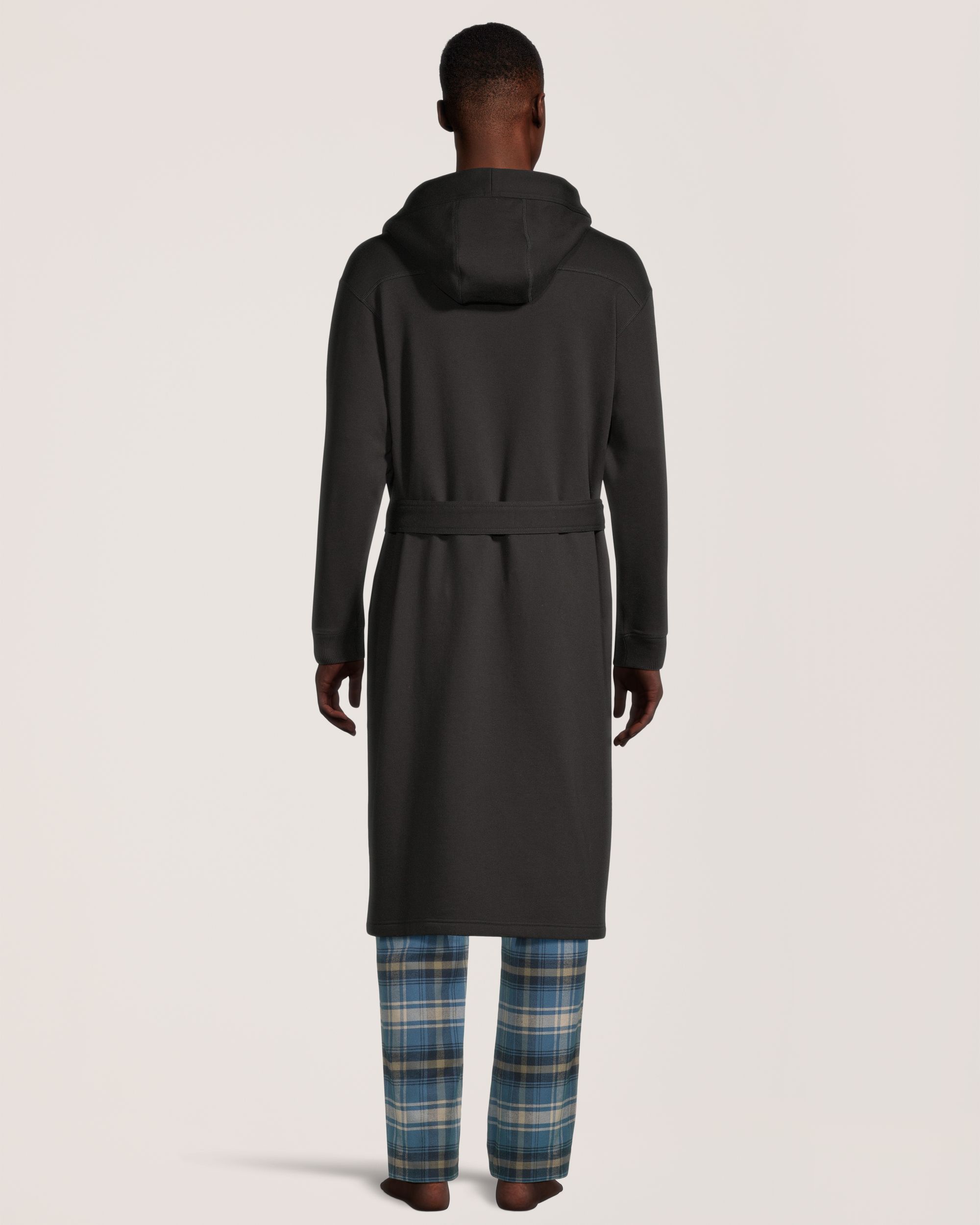 Denver Hayes Men's Hooded Fleece Robe