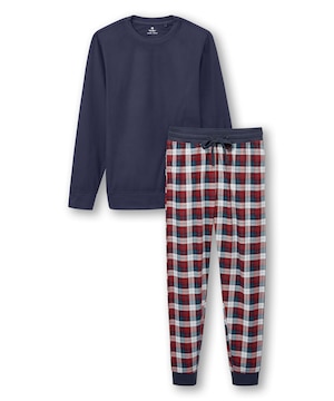 WindRiver Men's Micro Fleece Pajama Set