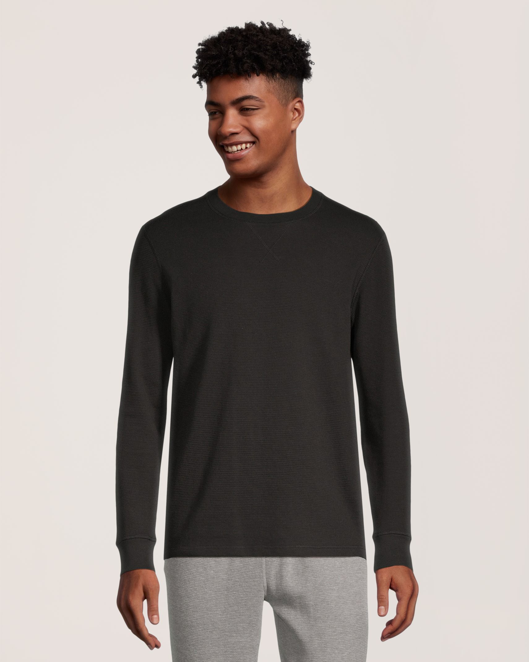 T-shirt de détente à point de brioche pour hommes, Denver Hayes