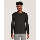 Denver Hayes Men's Waffle Lounge Shirt Front_Flat