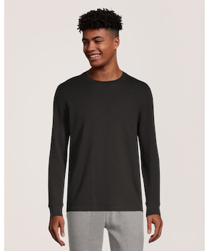 T-shirt de détente à point de brioche pour hommes, Denver Hayes