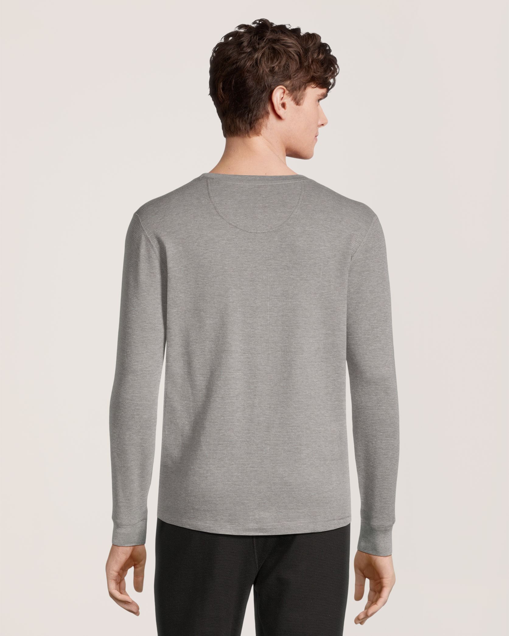 T-shirt de détente à point de brioche pour hommes, Denver Hayes