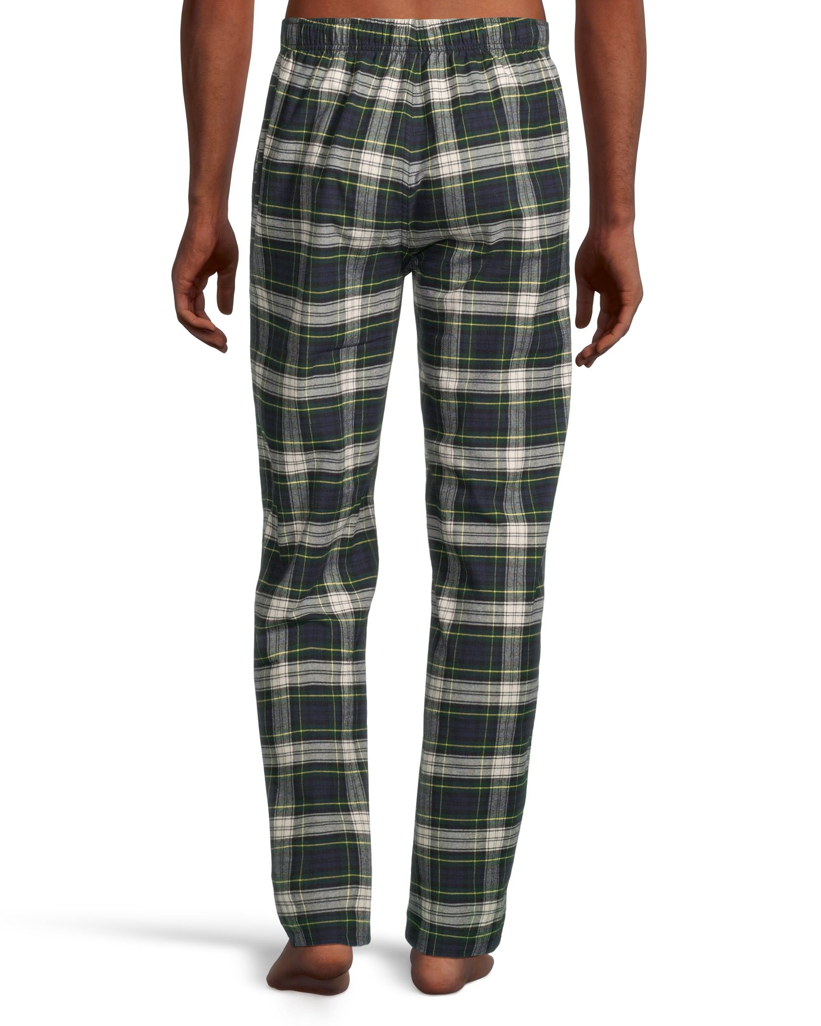 Pantalon de détente en flanelle à carreaux pour hommes, Denver Hayes, paquet de 2