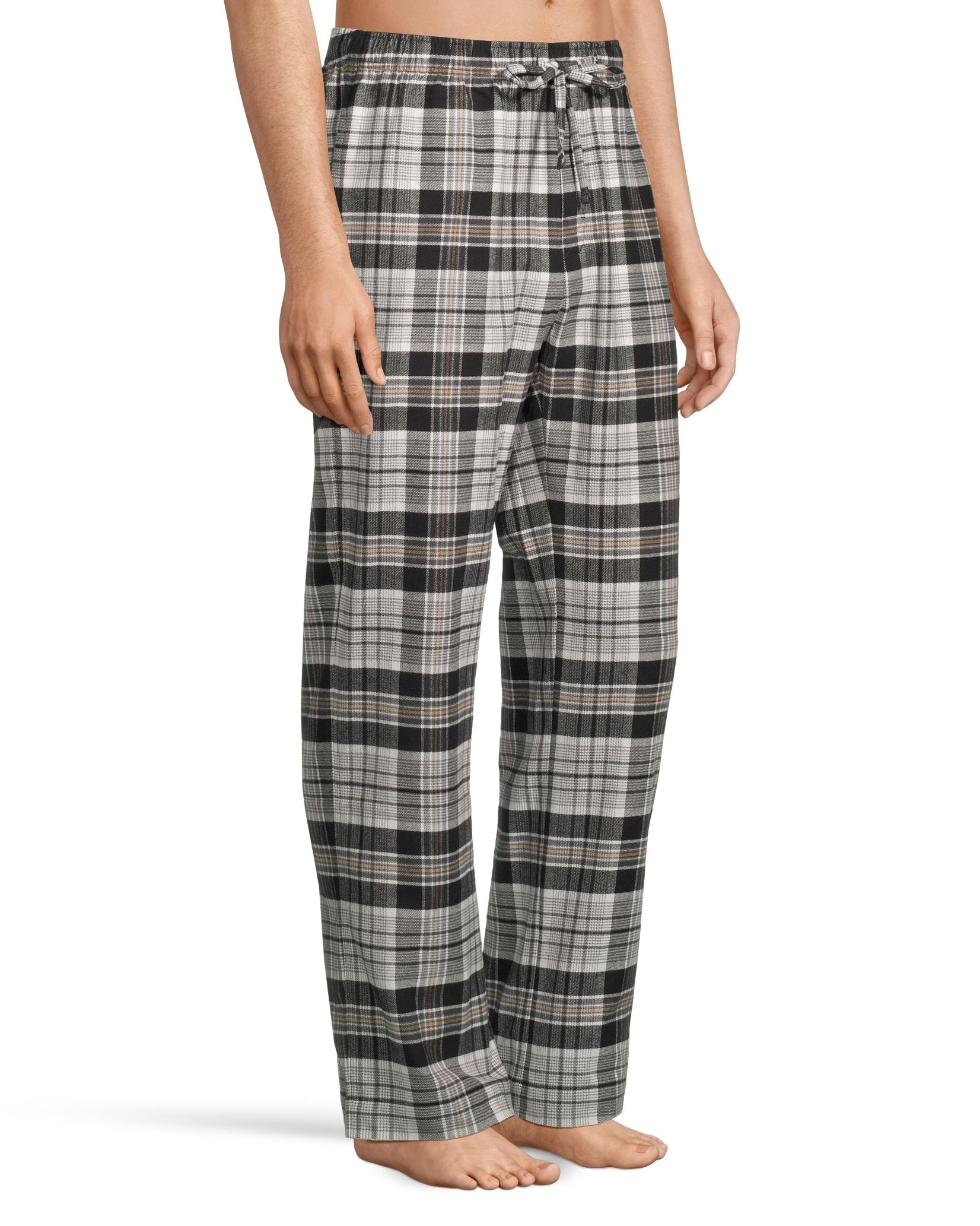 Pantalon de détente en flanelle à carreaux pour hommes, Denver Hayes, paquet de 2