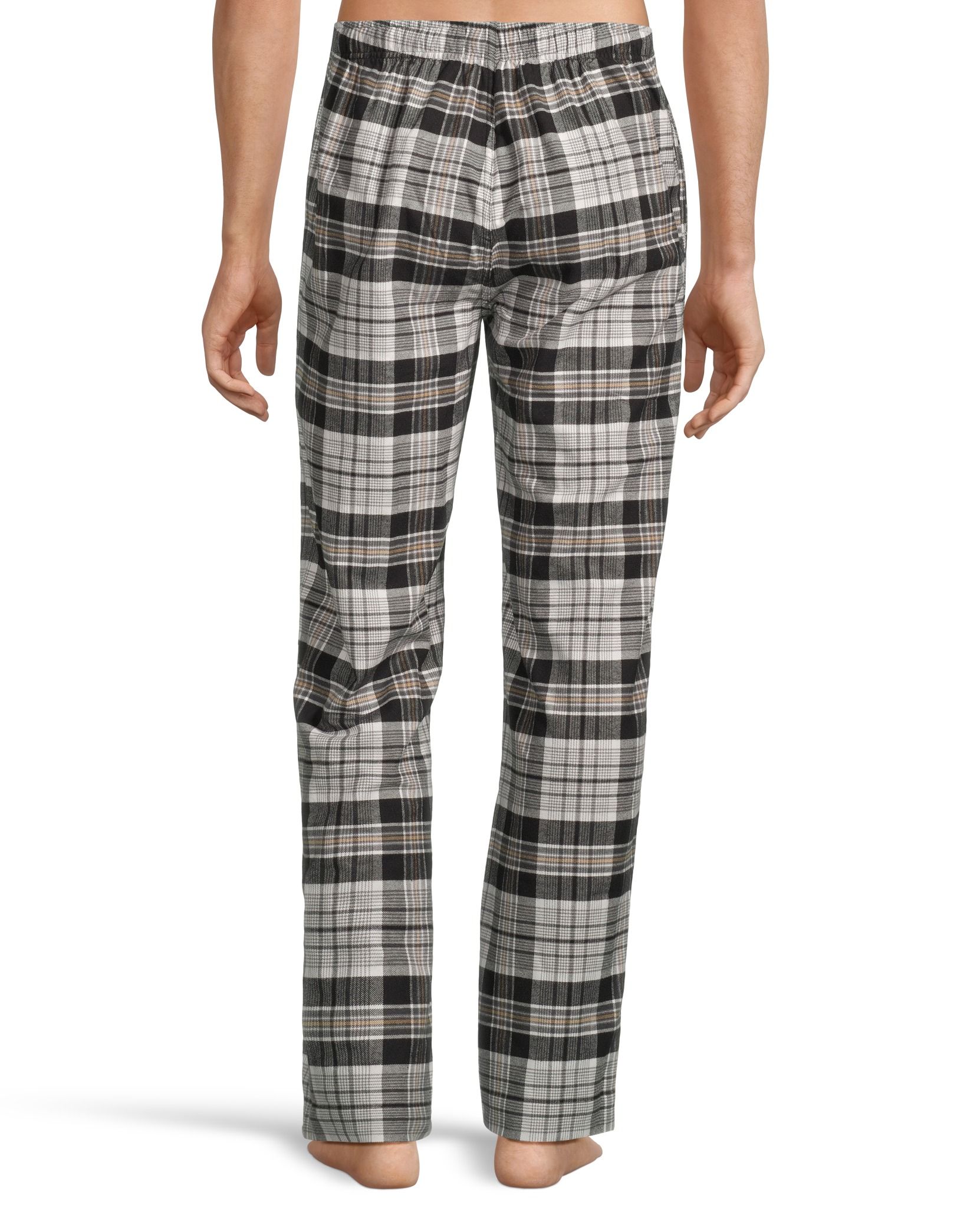 Pantalon de détente en flanelle à carreaux pour hommes, Denver Hayes, paquet de 2