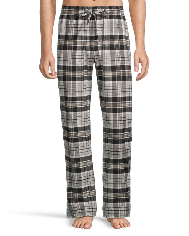 Denver Hayes Men's Flannel Plaid Lounge Pants, 2 Pack