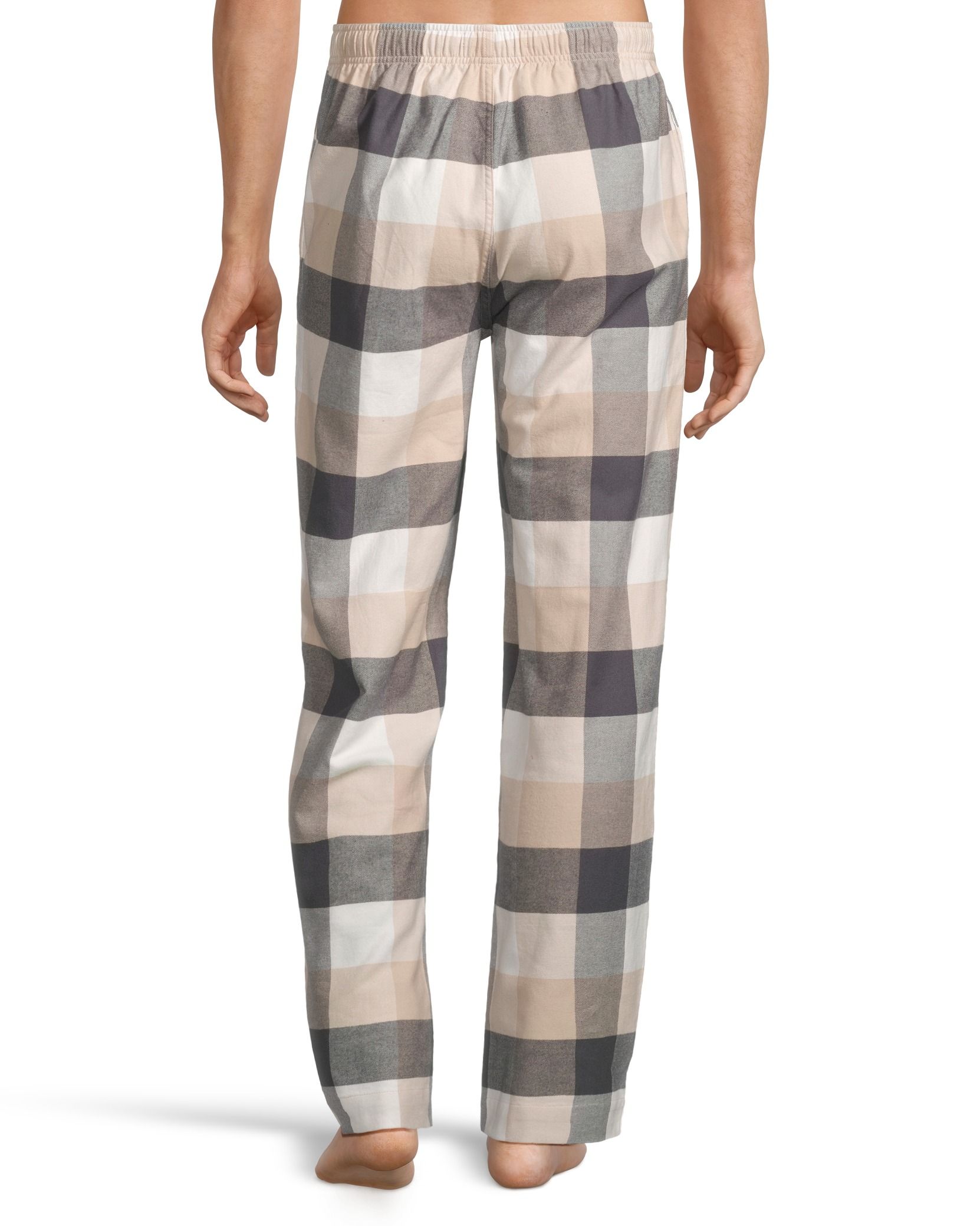 Pantalon de détente en flanelle à carreaux pour hommes, Denver Hayes, paquet de 2
