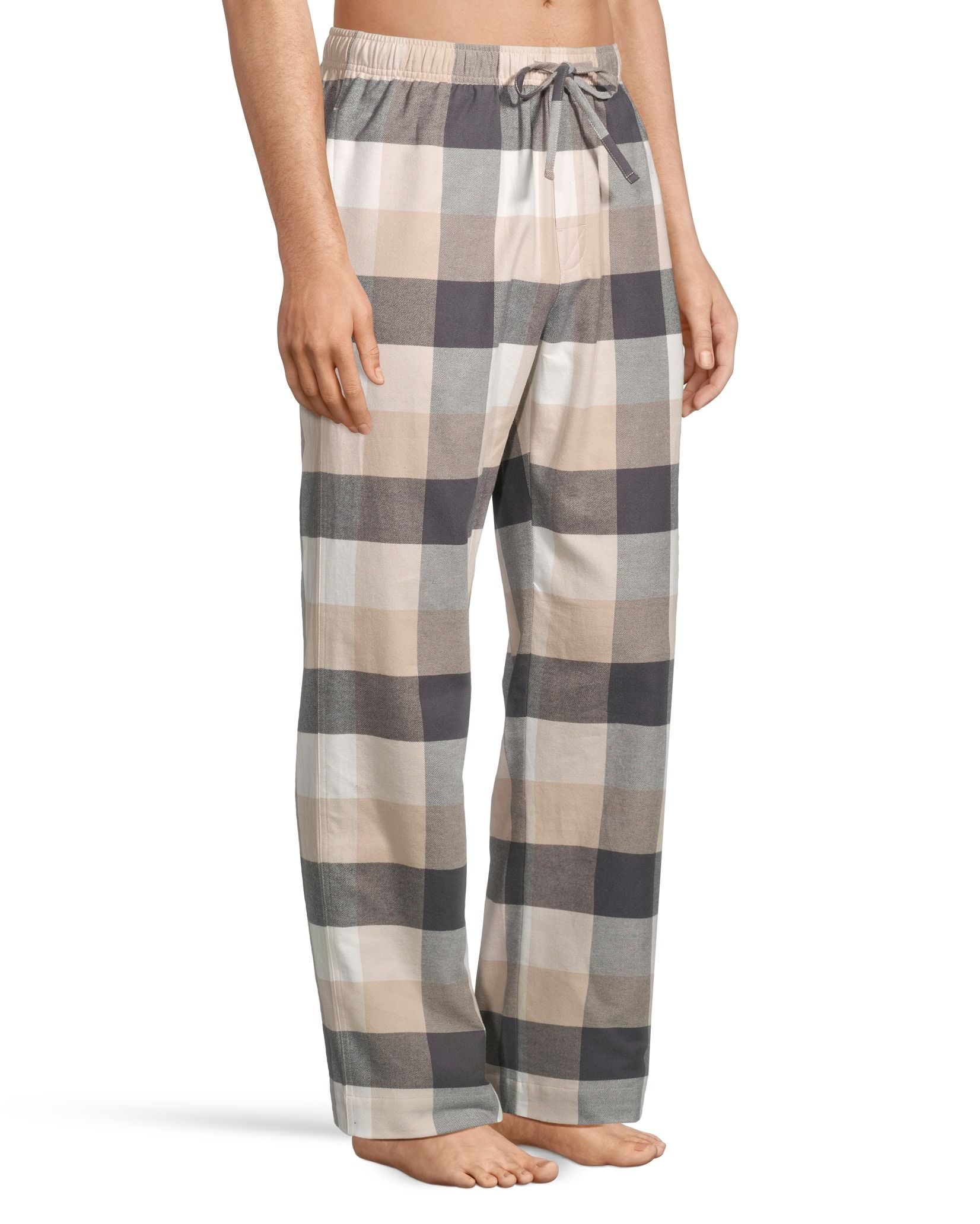 Pantalon de détente en flanelle à carreaux pour hommes, Denver Hayes, paquet de 2