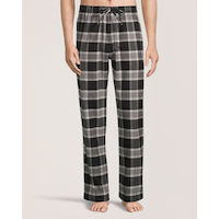 Pantalon de détente en flanelle à carreaux pour hommes, Denver Hayes Front_Flat