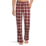 WindRiver Men's Printed Flannel Lounge Pant Front_Flat