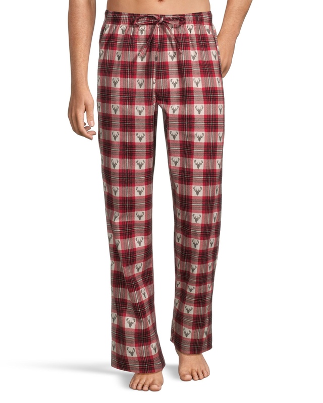 Pantalon de détente en flanelle imprimé pour hommes, WindRiver